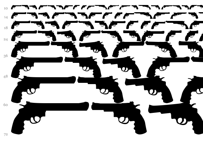 Only Revolver TFB font waterfall